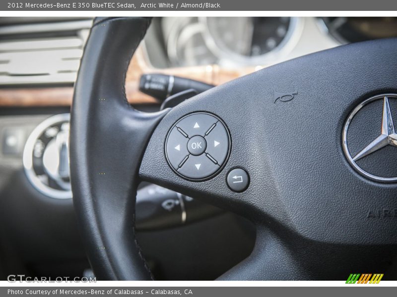 Arctic White / Almond/Black 2012 Mercedes-Benz E 350 BlueTEC Sedan