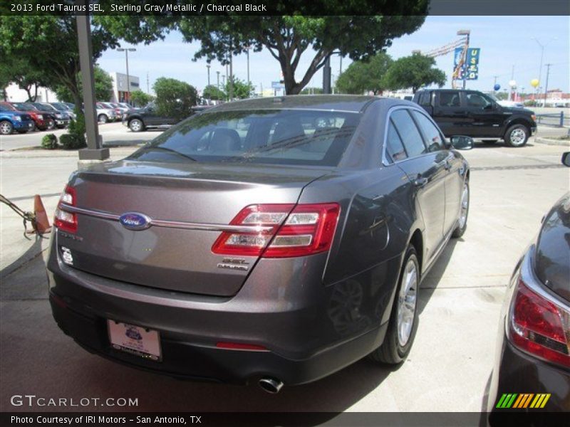 Sterling Gray Metallic / Charcoal Black 2013 Ford Taurus SEL