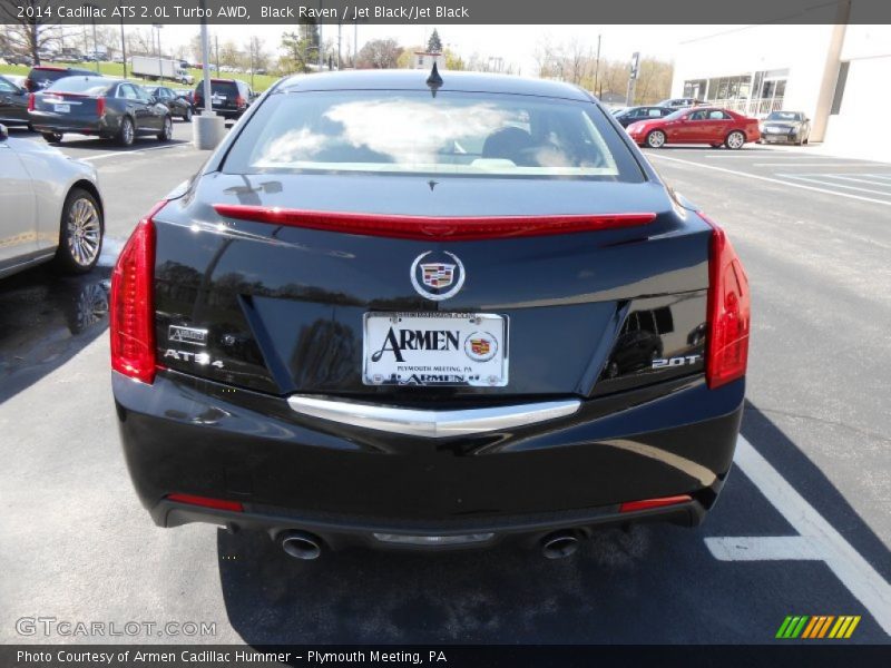Black Raven / Jet Black/Jet Black 2014 Cadillac ATS 2.0L Turbo AWD