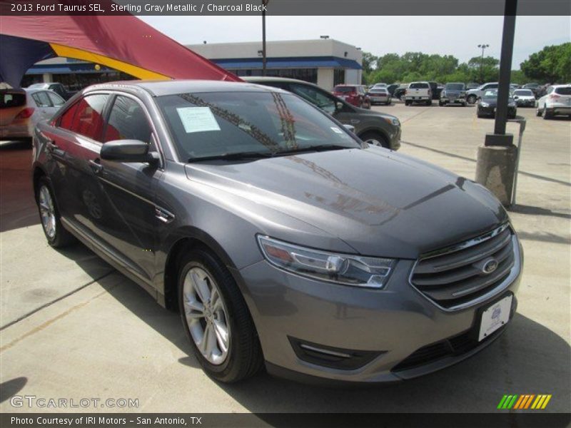 Sterling Gray Metallic / Charcoal Black 2013 Ford Taurus SEL