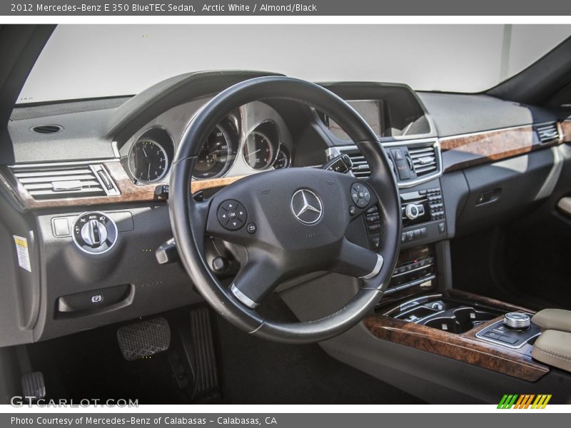 Arctic White / Almond/Black 2012 Mercedes-Benz E 350 BlueTEC Sedan