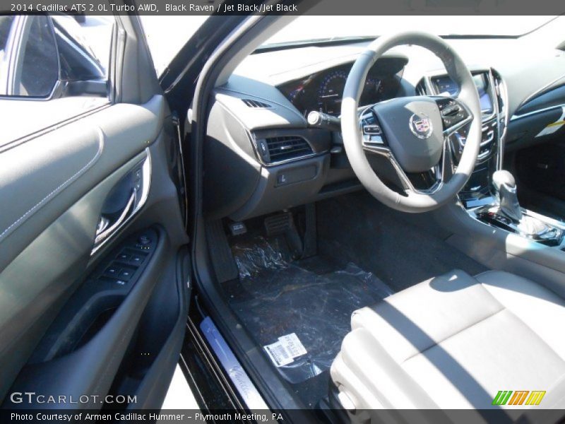 Black Raven / Jet Black/Jet Black 2014 Cadillac ATS 2.0L Turbo AWD