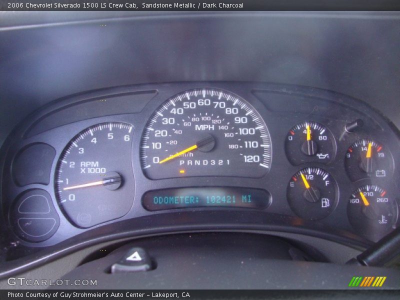 Sandstone Metallic / Dark Charcoal 2006 Chevrolet Silverado 1500 LS Crew Cab