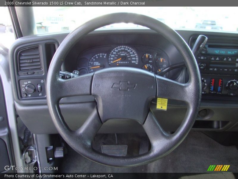 Sandstone Metallic / Dark Charcoal 2006 Chevrolet Silverado 1500 LS Crew Cab