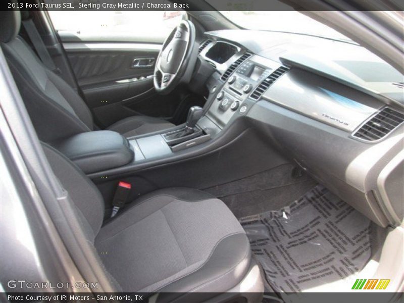 Sterling Gray Metallic / Charcoal Black 2013 Ford Taurus SEL