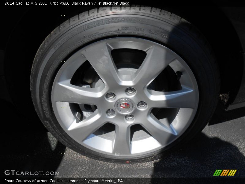 Black Raven / Jet Black/Jet Black 2014 Cadillac ATS 2.0L Turbo AWD