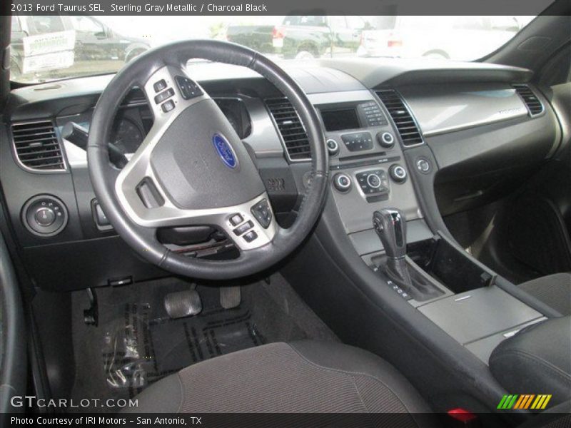 Sterling Gray Metallic / Charcoal Black 2013 Ford Taurus SEL