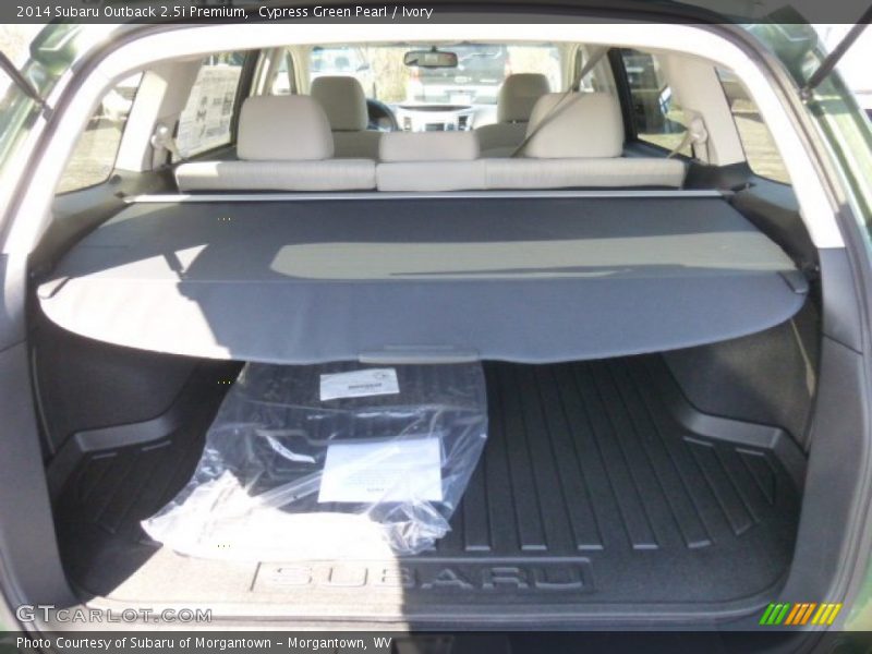 Cypress Green Pearl / Ivory 2014 Subaru Outback 2.5i Premium