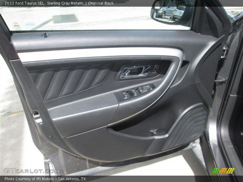 Sterling Gray Metallic / Charcoal Black 2013 Ford Taurus SEL