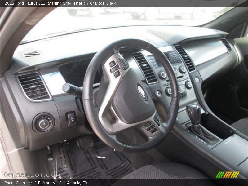 Sterling Gray Metallic / Charcoal Black 2013 Ford Taurus SEL
