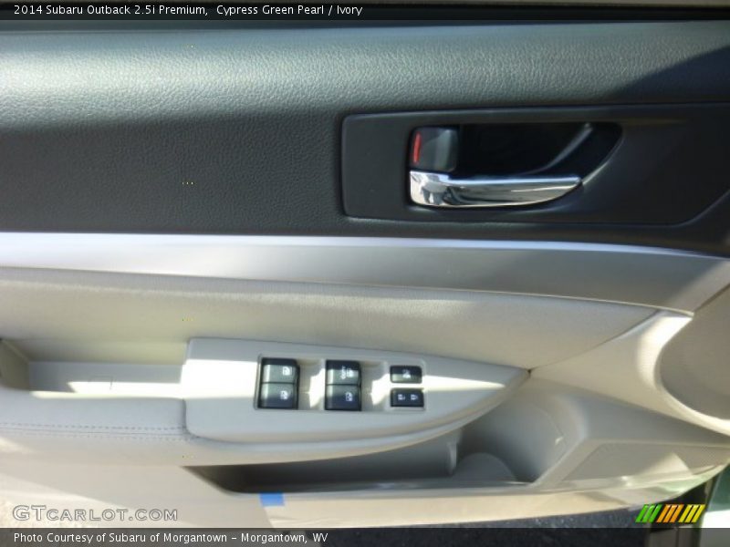 Cypress Green Pearl / Ivory 2014 Subaru Outback 2.5i Premium