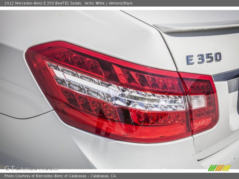 Arctic White / Almond/Black 2012 Mercedes-Benz E 350 BlueTEC Sedan