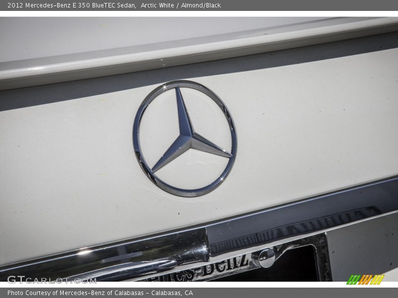 Arctic White / Almond/Black 2012 Mercedes-Benz E 350 BlueTEC Sedan
