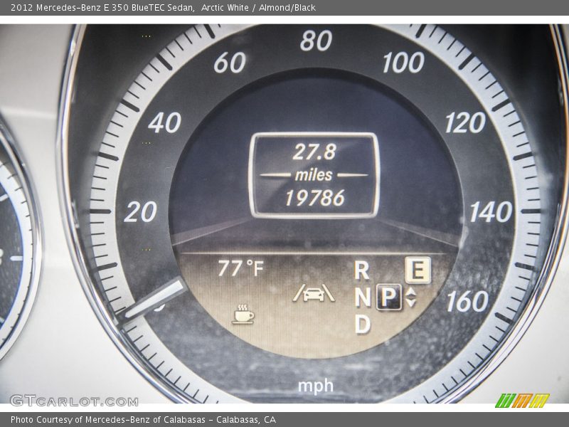Arctic White / Almond/Black 2012 Mercedes-Benz E 350 BlueTEC Sedan