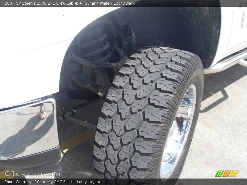 Summit White / Ebony Black 2007 GMC Sierra 1500 Z71 Crew Cab 4x4