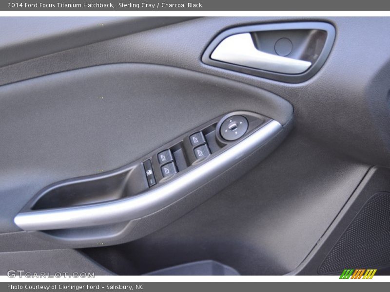 Sterling Gray / Charcoal Black 2014 Ford Focus Titanium Hatchback