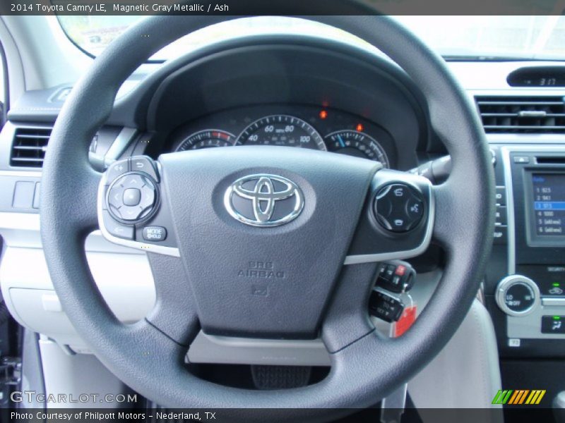 Magnetic Gray Metallic / Ash 2014 Toyota Camry LE
