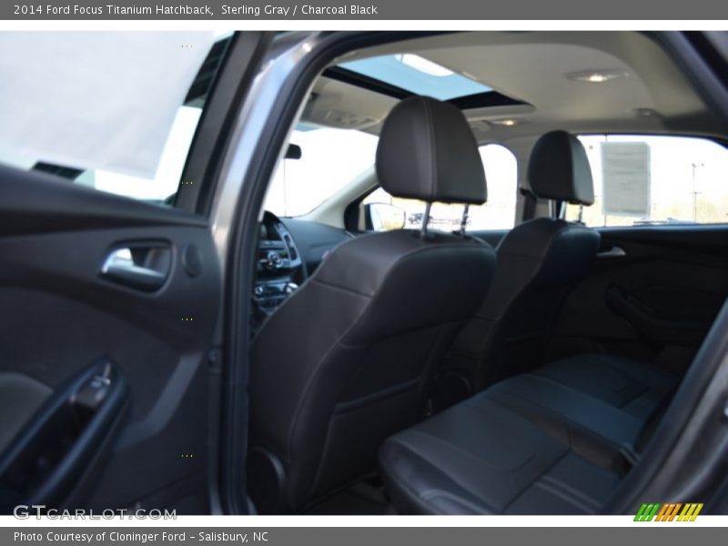 Sterling Gray / Charcoal Black 2014 Ford Focus Titanium Hatchback
