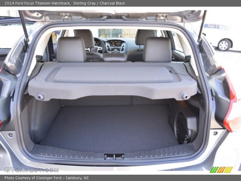 Sterling Gray / Charcoal Black 2014 Ford Focus Titanium Hatchback