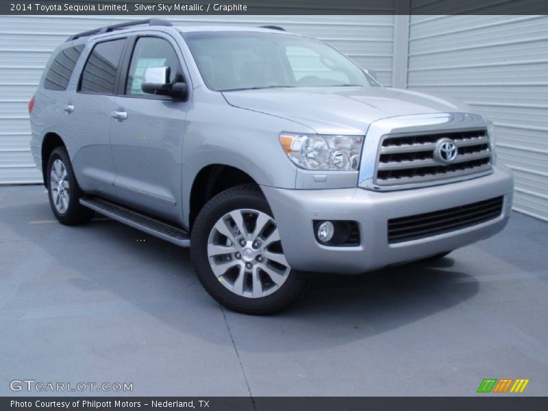Front 3/4 View of 2014 Sequoia Limited