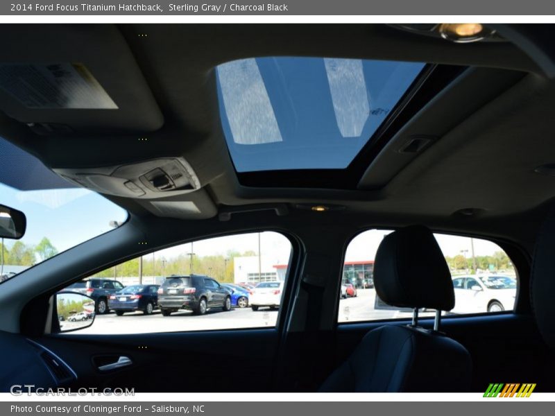 Sterling Gray / Charcoal Black 2014 Ford Focus Titanium Hatchback