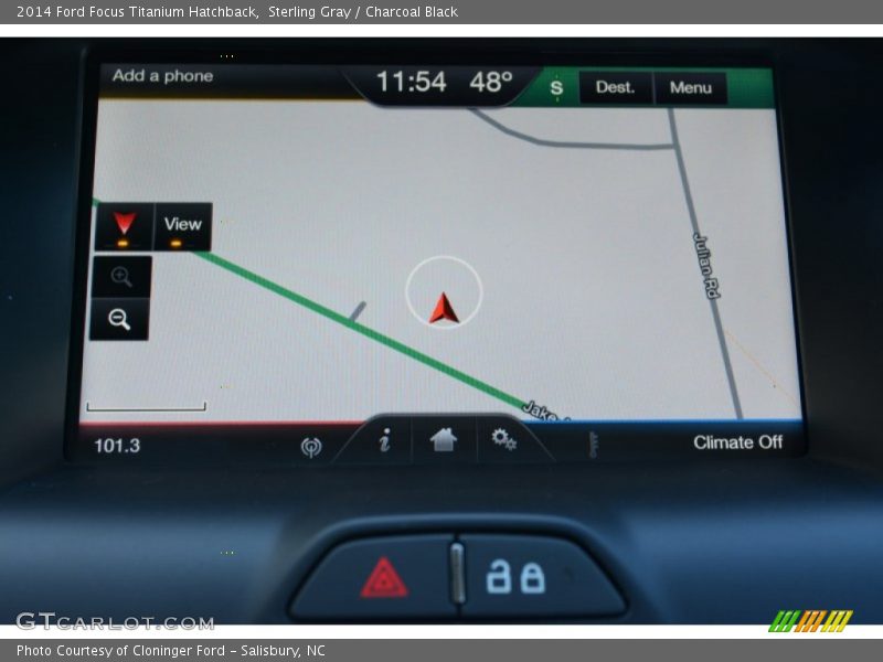 Sterling Gray / Charcoal Black 2014 Ford Focus Titanium Hatchback