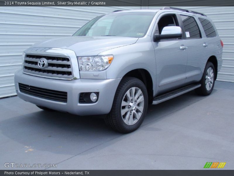 Silver Sky Metallic / Graphite 2014 Toyota Sequoia Limited