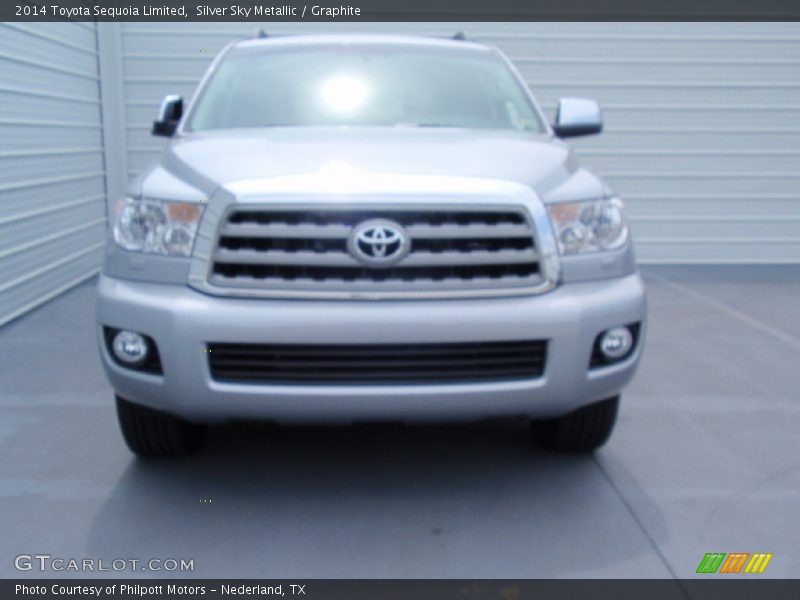 Silver Sky Metallic / Graphite 2014 Toyota Sequoia Limited