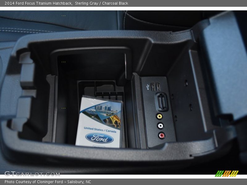 Sterling Gray / Charcoal Black 2014 Ford Focus Titanium Hatchback