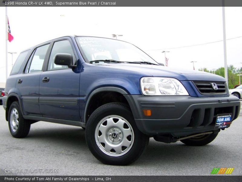 Supermarine Blue Pearl / Charcoal 1998 Honda CR-V LX 4WD