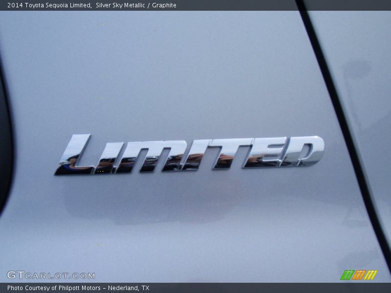Silver Sky Metallic / Graphite 2014 Toyota Sequoia Limited
