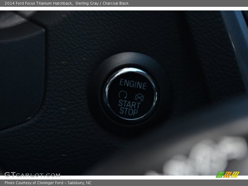 Sterling Gray / Charcoal Black 2014 Ford Focus Titanium Hatchback
