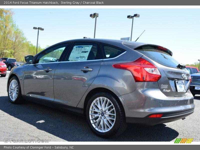 Sterling Gray / Charcoal Black 2014 Ford Focus Titanium Hatchback