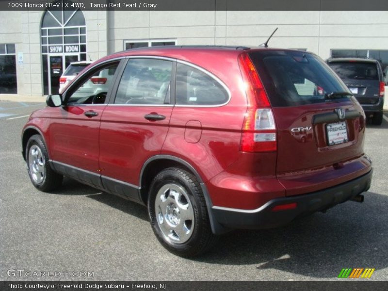 Tango Red Pearl / Gray 2009 Honda CR-V LX 4WD