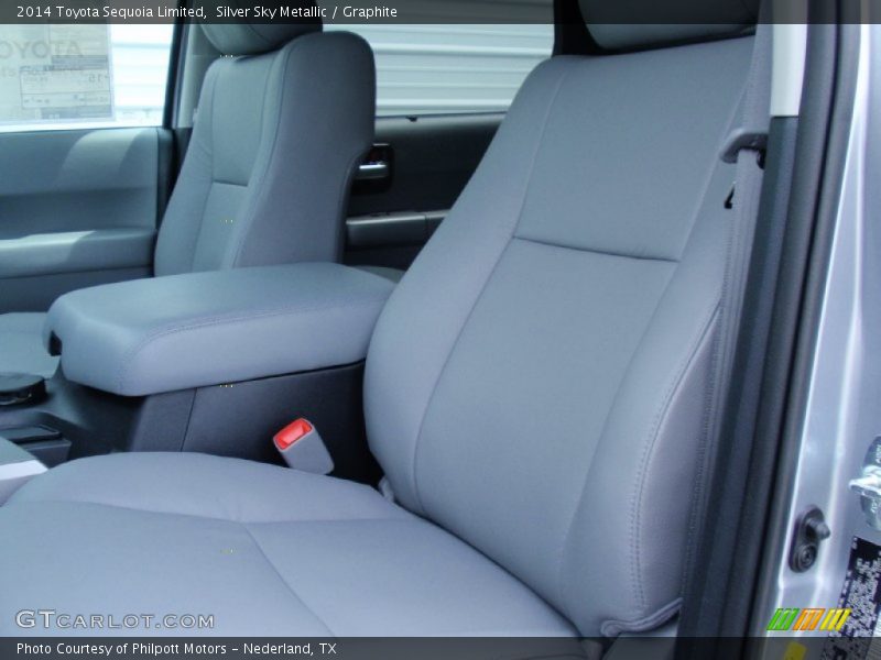 Silver Sky Metallic / Graphite 2014 Toyota Sequoia Limited