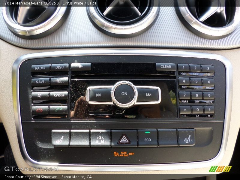 Cirrus White / Beige 2014 Mercedes-Benz CLA 250