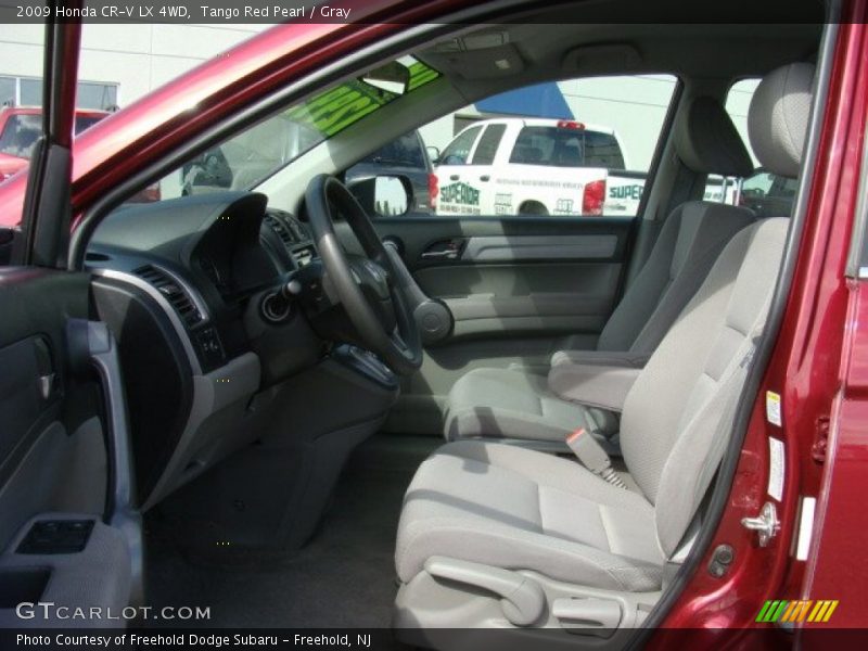 Tango Red Pearl / Gray 2009 Honda CR-V LX 4WD