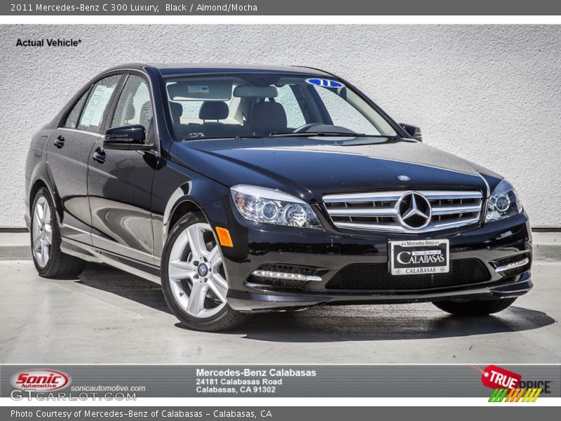 Black / Almond/Mocha 2011 Mercedes-Benz C 300 Luxury