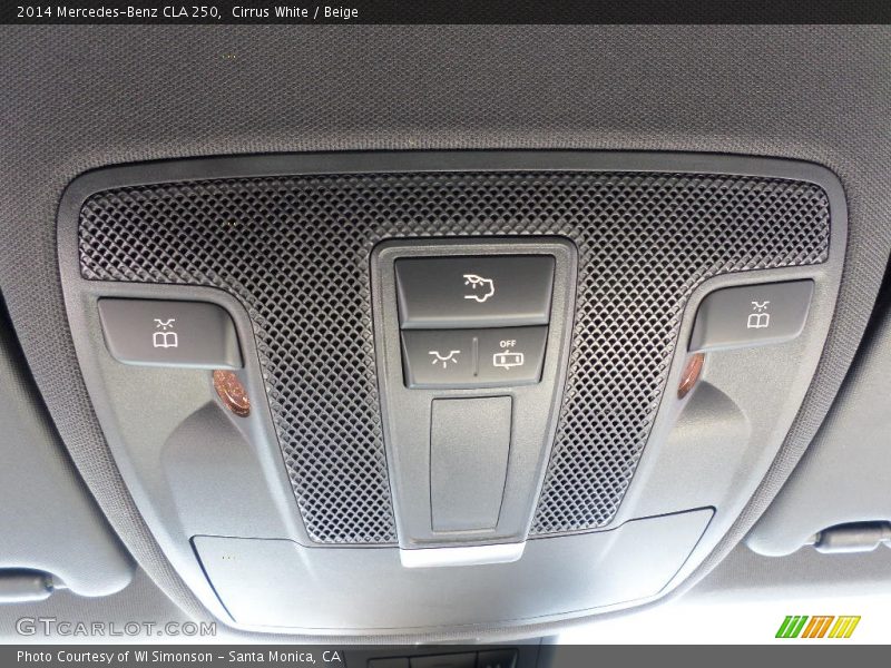 Cirrus White / Beige 2014 Mercedes-Benz CLA 250