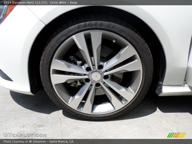Cirrus White / Beige 2014 Mercedes-Benz CLA 250