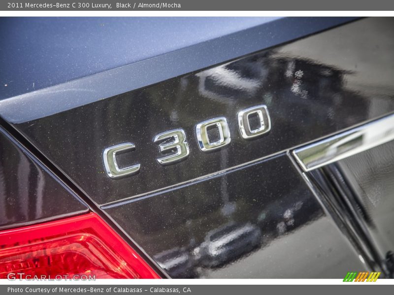 Black / Almond/Mocha 2011 Mercedes-Benz C 300 Luxury