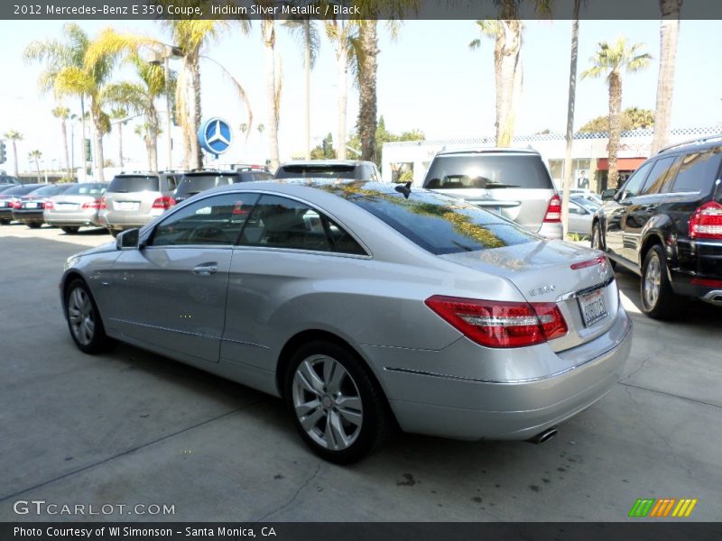 Iridium Silver Metallic / Black 2012 Mercedes-Benz E 350 Coupe