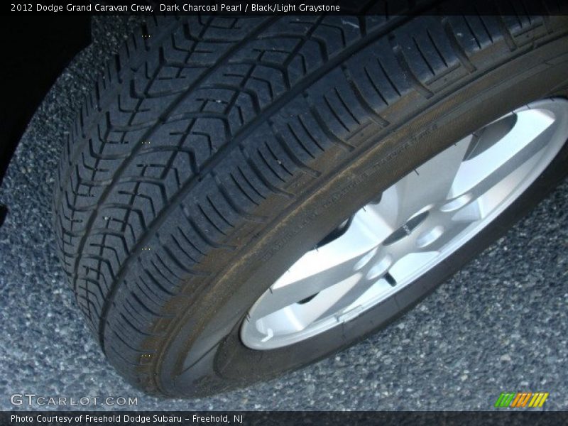 Dark Charcoal Pearl / Black/Light Graystone 2012 Dodge Grand Caravan Crew