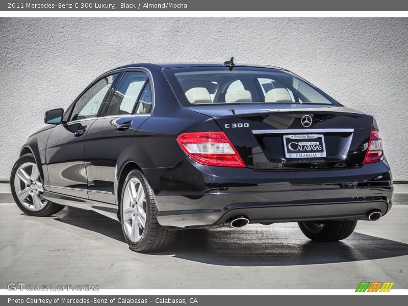 Black / Almond/Mocha 2011 Mercedes-Benz C 300 Luxury