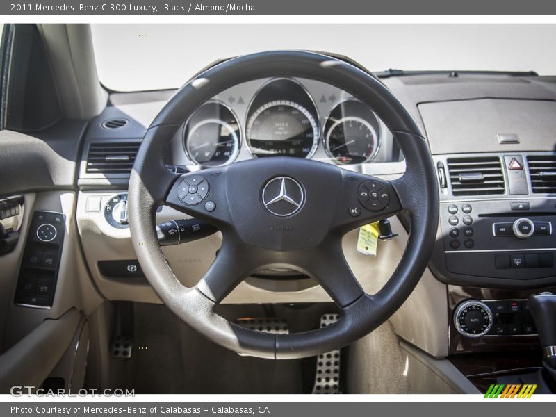 Black / Almond/Mocha 2011 Mercedes-Benz C 300 Luxury