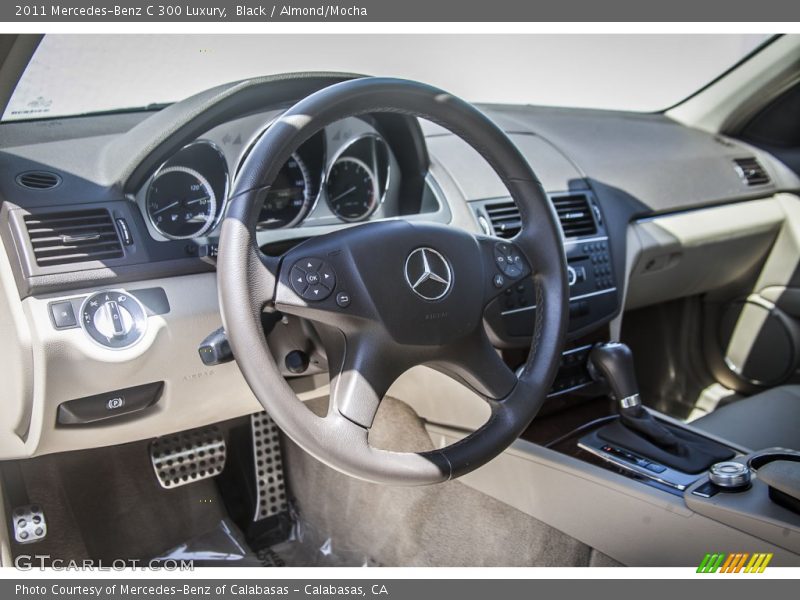 Black / Almond/Mocha 2011 Mercedes-Benz C 300 Luxury