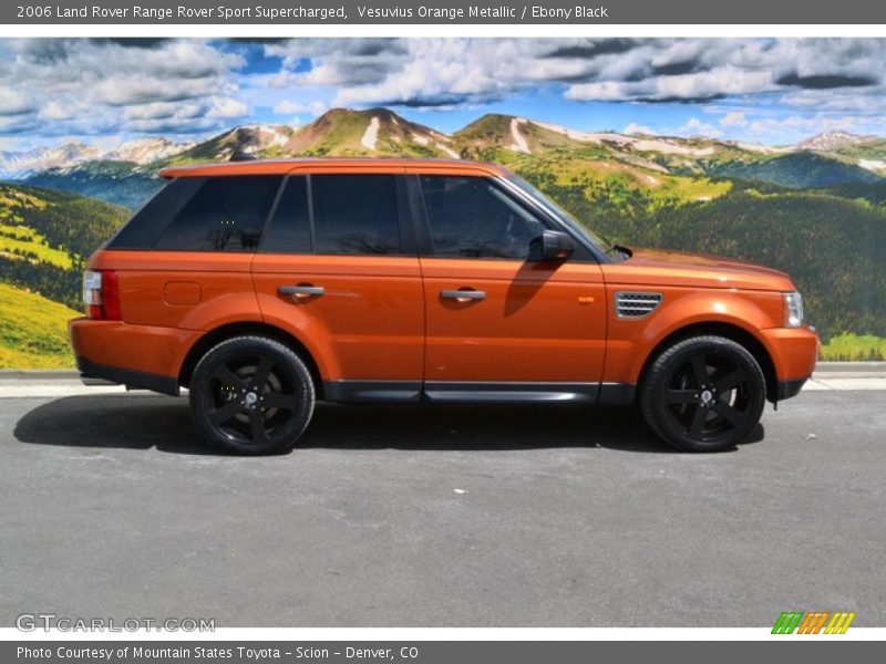 Vesuvius Orange Metallic / Ebony Black 2006 Land Rover Range Rover Sport Supercharged