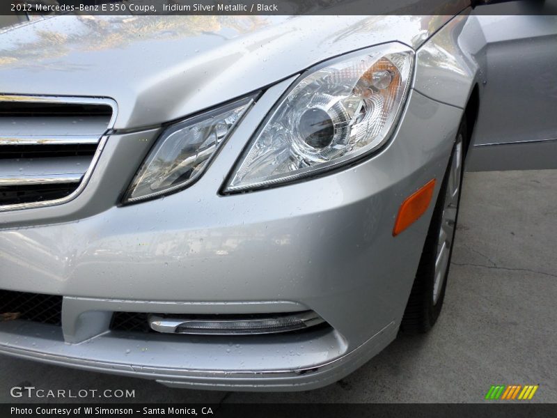 Iridium Silver Metallic / Black 2012 Mercedes-Benz E 350 Coupe