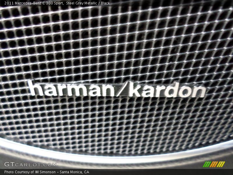 Steel Grey Metallic / Black 2011 Mercedes-Benz C 300 Sport