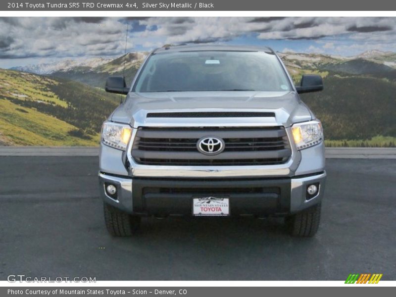Silver Sky Metallic / Black 2014 Toyota Tundra SR5 TRD Crewmax 4x4